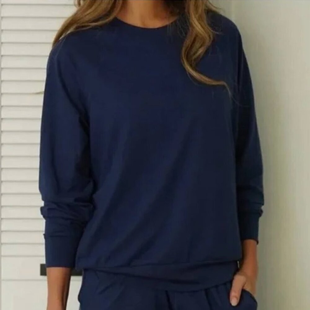 Feat Roam Navy Crewneck